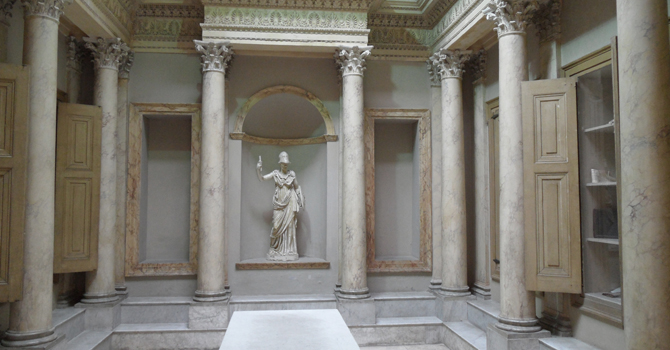 Ricostruzione di una biblioteca privata di età romana