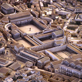 Particolare del Plastico di Roma Imperiale