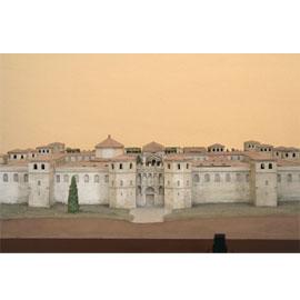 Plastico del palazzo di Diocleziano a Spalato Plastico del palazzo di Diocleziano a Spalato
